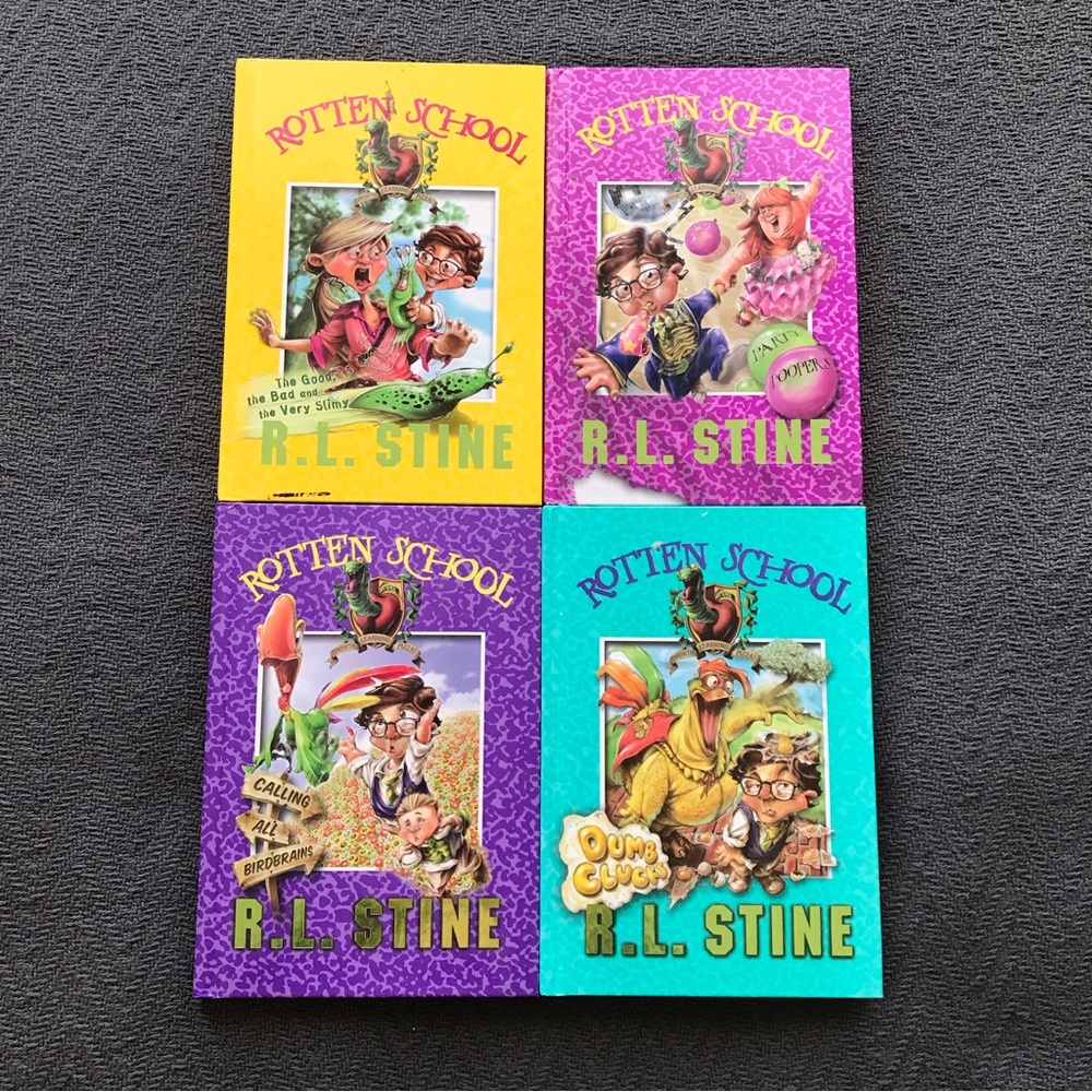 R. L. Stine Rotten School Hardcover Book 3 9 15 16 Goosebumps Fear Street